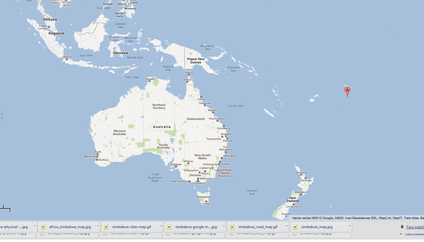 map of niue australia